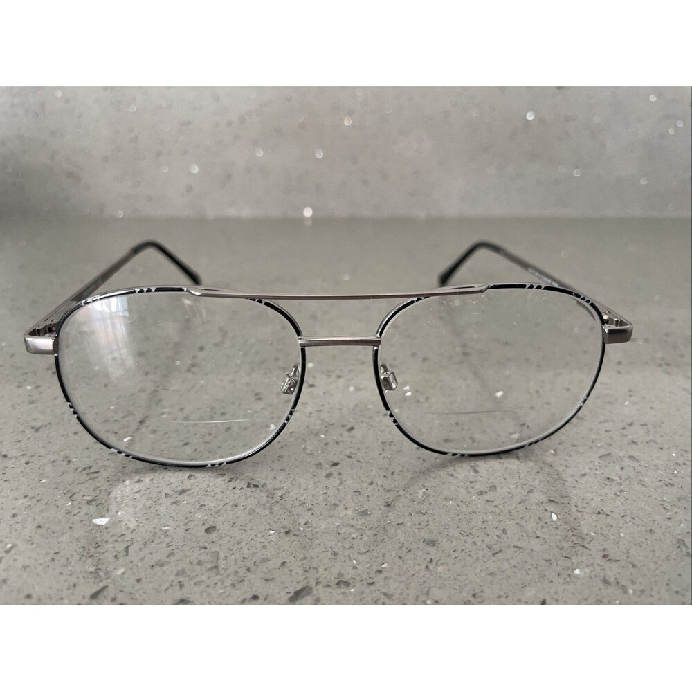 JUBILEE J5933-B3066 MEN'S METAL EYEGLASSES FRAMES ONLY 56-17-145 M. GUN/GR DEMI